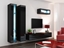 Изображение Cama Living room cabinet set VIGO NEW 2 black/black gloss