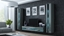 Изображение Cama Living room cabinet set VIGO NEW 3 grey/grey gloss