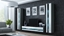 Picture of Cama Living room cabinet set VIGO NEW 3 grey/white gloss