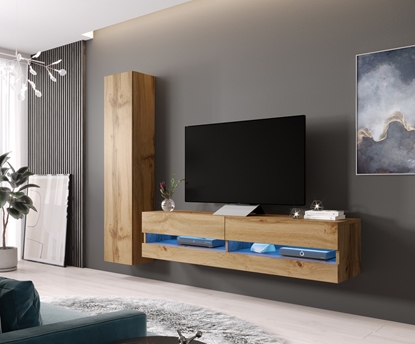 Attēls no Cama Living room cabinet set VIGO NEW 9 wotan/wotan gloss