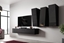 Изображение Cama Living room cabinet set VIGO SLANT 1 black/black gloss