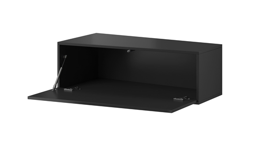 Picture of Cama Living room cabinet set VIGO SLANT 7 black/black gloss
