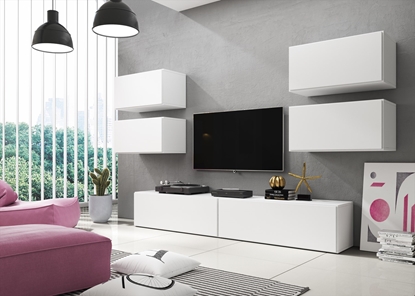 Attēls no Cama living room furniture set ROCO 2 (2xRO1 + 4xRO3) white/white/white