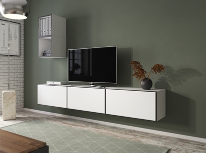 Picture of Cama living room furniture set ROCO 7 (3xRO3 + 2xRO6) white/black/white