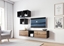 Изображение Cama living room furniture set ROCO 8 (2xRO3 + 4xRO6) antracite/wotan oak