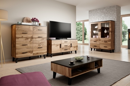 Picture of Cama living room set LOTTA 2 (sideboard 150 2D3DR + sideboard 110 2D4DR + display cabinet 120 + coffee table 110)