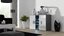 Изображение Cama sideboard 120 cm SOHO S7 grey/white gloss