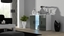 Attēls no Cama sideboard 120 cm SOHO S7 white/grey gloss