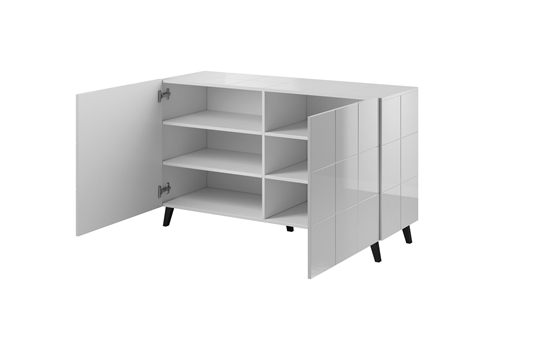 Picture of Cama sideboard 2D REJA white gloss/white gloss