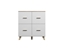 Picture of Cama sideboard LOTTA 110 4D white + sonoma oak