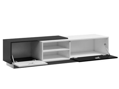 Picture of Cama TV cabinet SIGMA1 180 white/black gloss