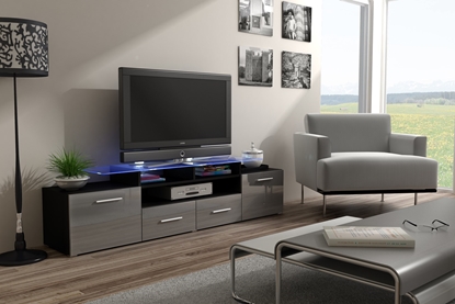 Picture of Cama TV stand EVORA 200 black/grey gloss