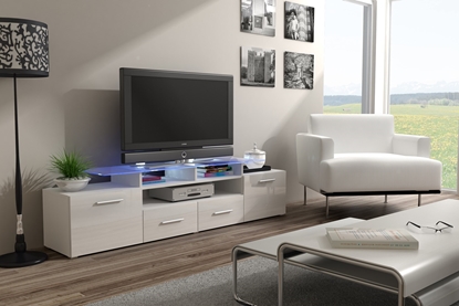 Picture of Cama TV stand EVORA 200 white/white gloss