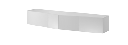 Attēls no Cama TV stand VIGO SLANT 180cm (2x90) white/white gloss