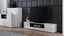 Picture of Cama TV stand VIVA 180 white/white gloss + black