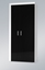 Attēls no Cama wardrobe SAMBA white/black gloss