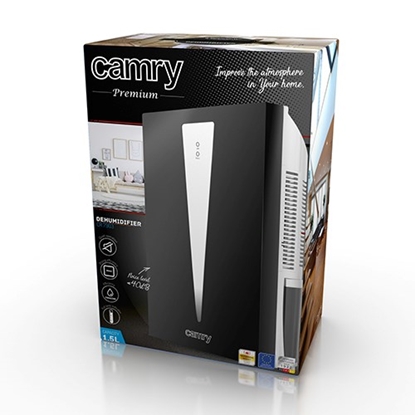 Изображение CAMRY CR 7903 dehumidifier 1.5 L 100 W Black, White