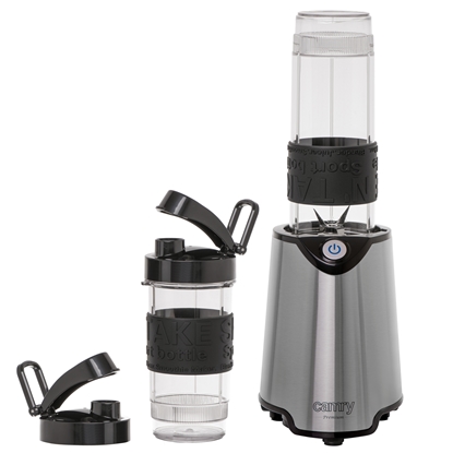 Attēls no Camry | Personal Blender | CR 4069i | Tabletop | 500 W | Jar material Plastic | Jar capacity 0.4+0.57 L | Ice crushing | Stainless Steel