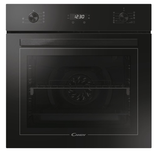 Picture of Candy | FCM996NRL | Oven | 70 L | Multifunctional | Aquactiva/Pyrolysis | Mechanical and electronic | Steam function | Height 59.5 cm | Width 59.5 cm | Black