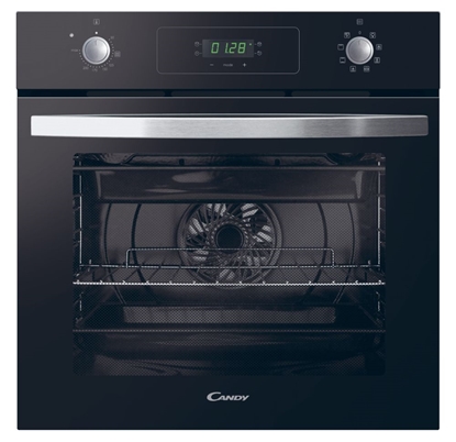 Изображение Candy | FIDC N625 L | Oven | 70 L | Electric | Steam | Mechanical control with digital timer | Yes | Height 59.5 cm | Width 59.5 cm | Black
