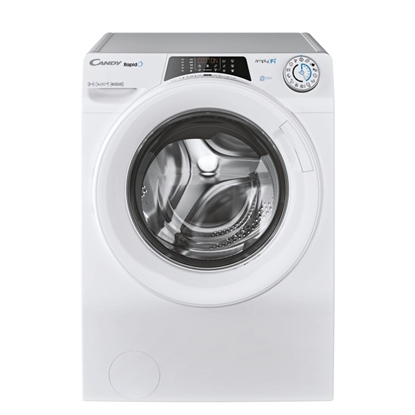 Изображение Candy | Washing Machine | RO 1486DWME/1-S | Energy efficiency class A | Front loading | Washing capacity 8 kg | 1400 RPM | Depth 53 cm | Width 60 cm | Display | TFT | Steam function | Wi-Fi | White