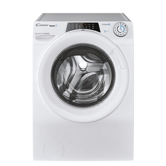 Picture of Candy | Washing Machine | RO 1486DWME/1-S | Energy efficiency class A | Front loading | Washing capacity 8 kg | 1400 RPM | Depth 53 cm | Width 60 cm | Display | TFT | Steam function | Wi-Fi | White