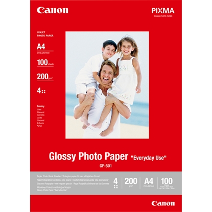 Attēls no Canon GP-501 Glossy Photo Paper A4 - 100 Sheets