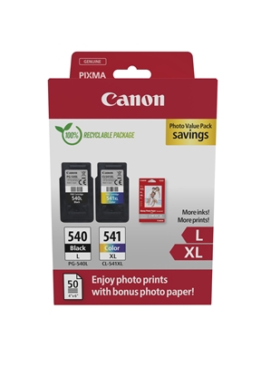 Attēls no Canon PG-540 L / CL-541 XL Photo Value Pack