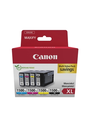 Picture of Canon PGI-1500 XL BK/C/M/Yk Multipack