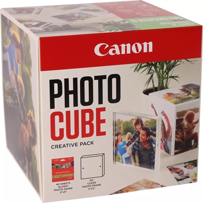 Attēls no Canon PP-201 13x13 cm Photo Cube Creative Pack White Green 40 Sh.