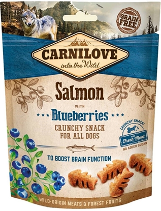 Attēls no CARNILOVE Fresh Crunchy Salmon+Blueberry dog treat - 200 g