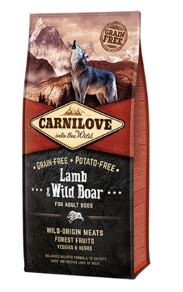 Attēls no CARNILOVE Lamb and wild boar - dry dog food - 12 kg