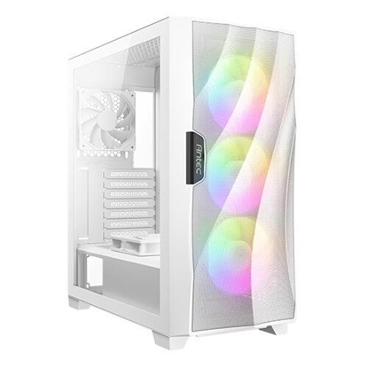 Attēls no Case|ANTEC|DF700 FLUX WHITE|MidiTower|Case product features Transparent panel|Not included|ATX|MicroATX|MiniITX|Colour White|0-761345-80074-7