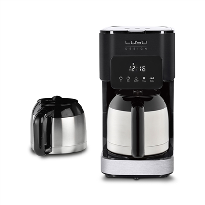 Изображение Caso | Coffee Maker with Two Insulated Jugs | Taste & Style Duo Thermo | Drip | 800 W | Black/Stainless Steel