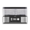 Изображение Caso Food Dehydrator DH 450 Power 370-450 W, Number of trays 5, Temperature control, Integrated timer, Black/Stainless Steel