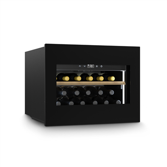 Picture of Caso | Wine Cooler | WineDeluxe WD 17 | Energy efficiency class G | Built-in | Bottles capacity 17 | Cooling type | Black