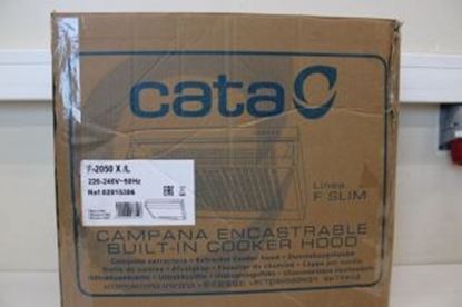 Picture of SALE OUT.  | CATA | Hood | F-2050 X/L | Energy efficiency class C | Conventional | Width 60 cm | 195 m³/h | Mechanical control | Inox | LED | REFURBISHED