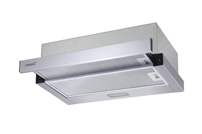 Picture of CATA | Hood | TFB-5160 X | Telescopic | Energy efficiency class C | Width 59.5 cm | 300 m³/h | Mechanical | CSLED | Stainless steel