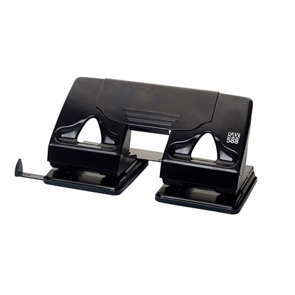 Attēls no Caurumotājs ICO SAX 588, caurdur līdz 35 lapām, dubults, melns