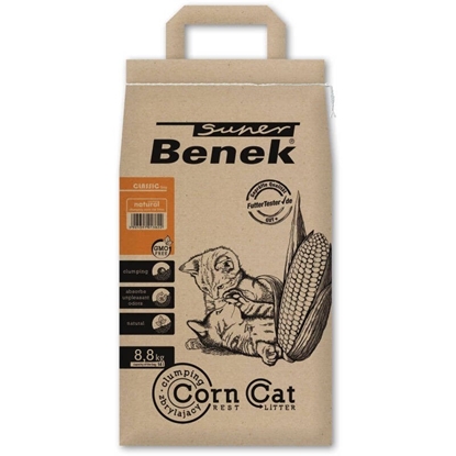 Attēls no Certech Super Benek Corn Cat - Corn Cat Litter Clumping 14 l