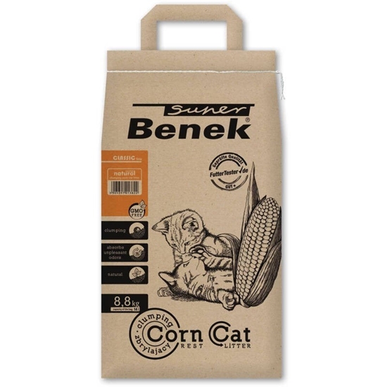 Изображение Certech Super Benek Corn Cat - Corn Cat Litter Clumping 14 l