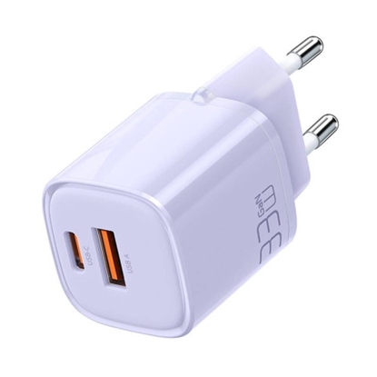 Picture of CH-0155 33W 1C+1A GANFast Charger Purple