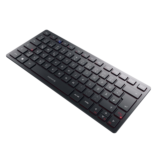 Изображение CHERRY KW 9200 MINI keyboard USB + RF Wireless + Bluetooth QWERTZ German Black