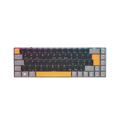 Attēls no CHERRY MX-LP 2.1 Compact Wireless keyboard RF Wireless + Bluetooth QWERTZ German Black