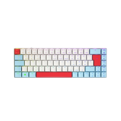 Attēls no CHERRY MX-LP 2.1 Compact Wireless keyboard RF Wireless + Bluetooth QWERTZ German White