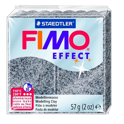 Изображение Cietējoša modelēšanas masa FIMO EFFECT, 57 g, granīta krāsa (granit stone)