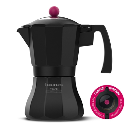 Attēls no Coffee machine for 6 cups Taurus Black Moments KCP9006l