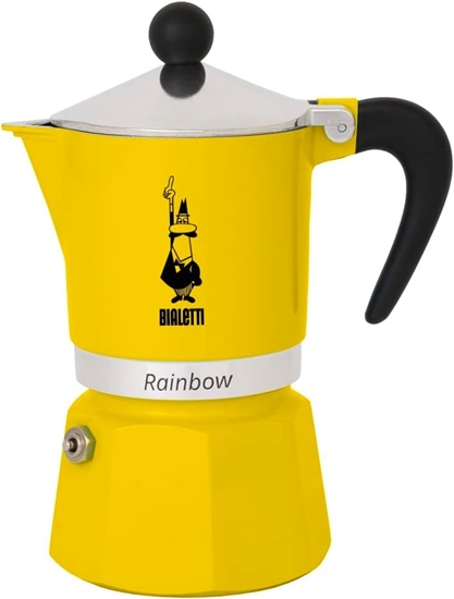 Picture of Coffee maker BIALETTI RAINBOW 6TZ 300 ml Yellow