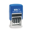 Picture of Zīmogs COLOP Mini-Dater S120 D16 (ISO standarts YYYY-MM-DD) zils korpuss, zils spilventiņš