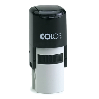 Picture of Zīmogs COLOP Printer R40, melns korpuss, zils spilventiņš